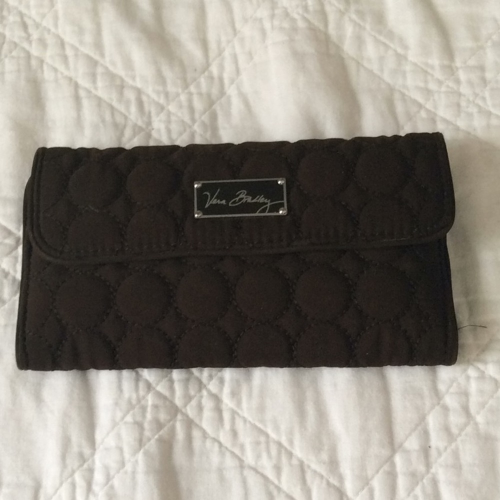 Vera Bradley || Tri-fold wallet + checkbook cover